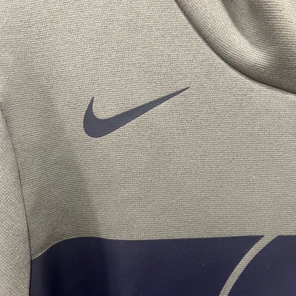 Nike Dri-Fit Men's Penn State Nittany Lions Gray and Navy Hoodie sz XL - Picture 3 of 10